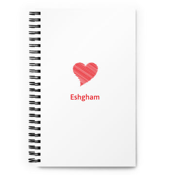 Eshgham - Spiral notebook