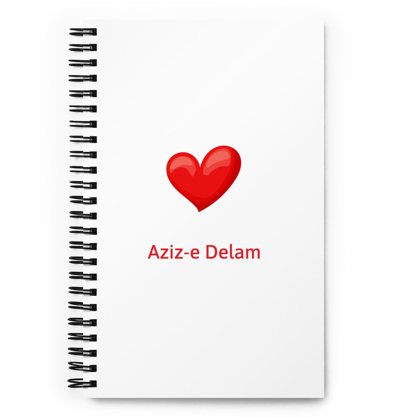 Aziz-e Delam - Spiral notebook