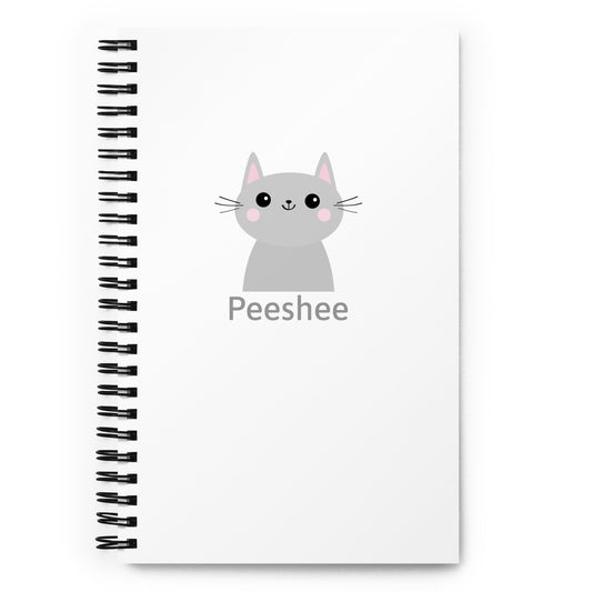 Peeshee - Spiral notebook