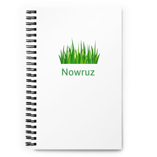 Nowruz - Green - Spiral notebook