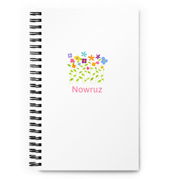 Nowruz Flowers - Spiral notebook